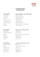 Yavneh Schools Calendar 2026 – 2027